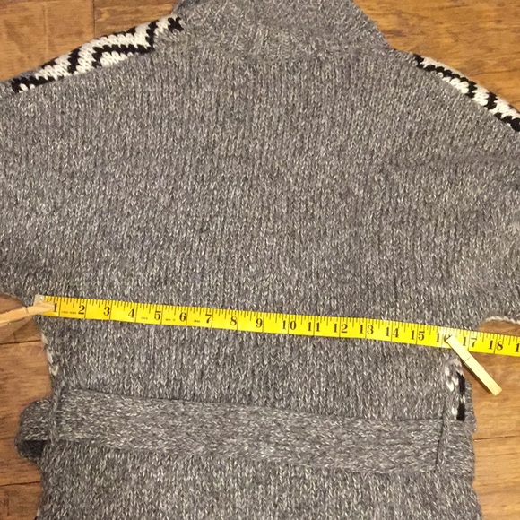 Old Navy black white gray cardigan sweater - Picture 3 of 7